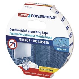 Kahepoolne teip tesa® niiskuskindel 5 m x 19 mm