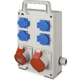 Jõupaneel Elektro-Plast 4x2P+Z, 3P+N+Z 16 A, 3P+N+Z 32 A
