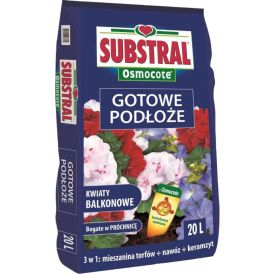 Lillede istutussegu Osmocote-väetisega Substral 20 l