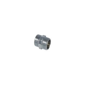 Kaksiknippel 1/2" kroomitud