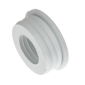 Üleminek kummist valge 50 x 32-26 mm