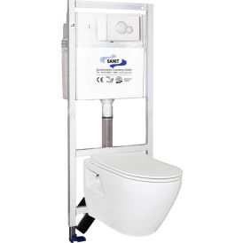 Seinapealne WC komplekt Sanit OBT