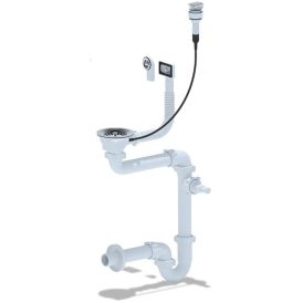 Sifoon äravoolupesaga Aniplast köögivalamule 1 1/2" x 40 mm