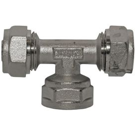 Kolmikliitmik Aqua Rubinetterie AL-PEX torule 25 x 1/2" SK x 25