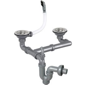 Köögivalamu sifoon pesadega Kromevye 1½″ x  1½″ x 90 mm