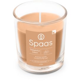 Lõhnaküünal Spaas 25 h klaasis, viigipuu