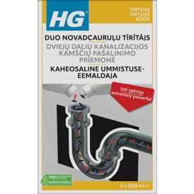 HG Äravoolutorude puhastusvahend 2 x 500 ml