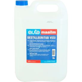 Destilleeritud vesi Automaailm 5 l