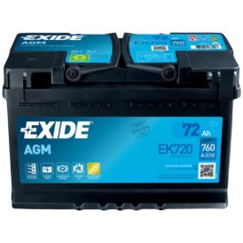 Autoaku Exice AGM 72 Ah