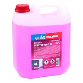 Jahutusvedelik G12evo VAG Longlife punane 4 l