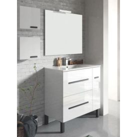 Valamukapp valamuga Ordonez Element 80 cm läikiv valge