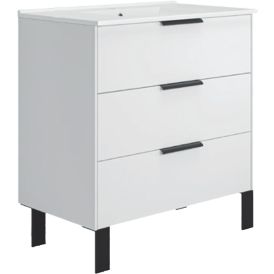 Valamukapp valamuga Ordonez Alboran 80 cm matt valge