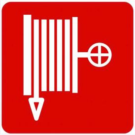 Kleebis "Tuletõrjevoolik"