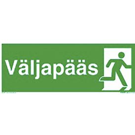 Kleebis "Väljapääs siin"