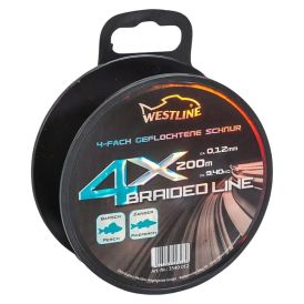 Õngenöör Westline 4 x Braided Line hall 0,12 mm x 200 m