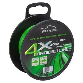 Õngenöör Westline 4 x Braided Line roheline 0,12 mm x 200 m