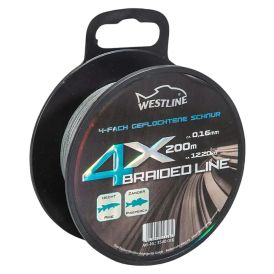 Õngenöör Westline 4 x Braided Line hall 0,16 mm x 200 m