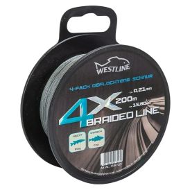 Õngenöör Westline 4 x Braided Line hall 0,21 mm x 200 m
