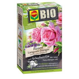 BIO pikaajaline roosiväetis lambavillaga Compo 750g