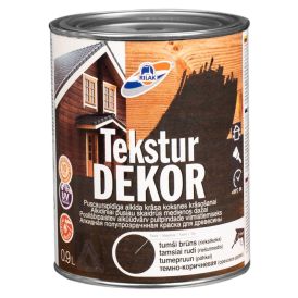Puidukaitsevahend Rilak Teksturdekor tumepruun 0,9 l