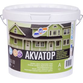 Puitfassaadivärv Akvatop 3,6 l, must