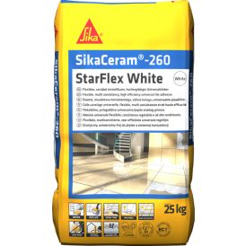 Plaadiliim SikaCeram®-260 StarFlex 25 kg valge