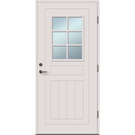 Välisuks Lund M9 x 21, valge parem