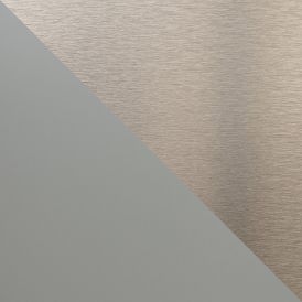 Alumiinium komposiitplaat Nordium Stole5 3 x 610 x 3000 mm hall / harjatud šampanja