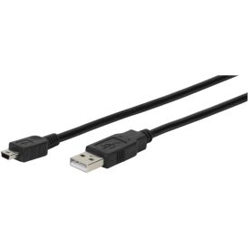 Ühenduskaabel Vivanco USB 2.0 USB-A / Mini USB-B, 1,8 m must