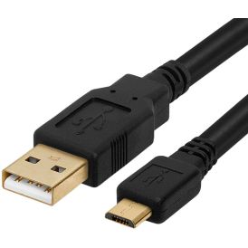 Ühenduskaabel Vivanco USB 2.0 USB-A / Micro USB-B, 1 m must