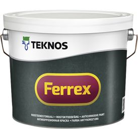 Korrosioonitõrjevärv Teknos Ferrex 3 l, valge