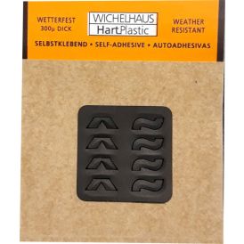 Märgid Wichelhaus HartPlastic must 15 mm