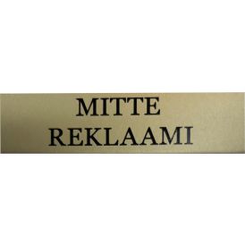Kleebis "Mitte reklaami" 2 x 8 cm