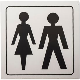 Kleebis WC 9 x 9 cm