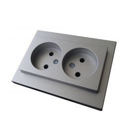 Maanduseta pistikupesa Epsilon 2-ne raamita metall