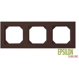 Raam Epsilon Slim 3-ne pruun