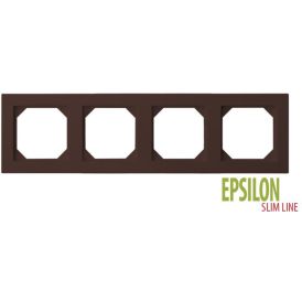 Raam Epsilon Slim 4-ne pruun