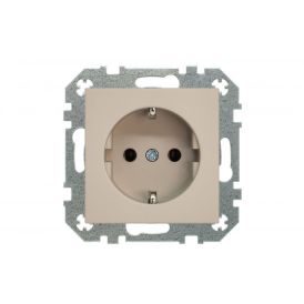 Pistikupesa Liregus Retro Schuko 16 A / 250 V maandusega, beež