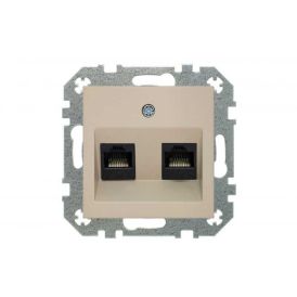 Arvutipesa Liregus Retro 2 x RJ45 CAT6, beež