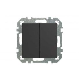 Lüliti Liregus Retro 10 A / 250 V 2-ne süvistatav must