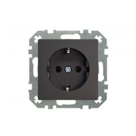 Pistikupesa Liregus Retro SCHUKO® 16 A / 250 V maandusega, must