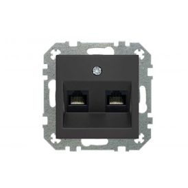 Arvutipesa Liregus Retro 2 x RJ45 CAT6, must