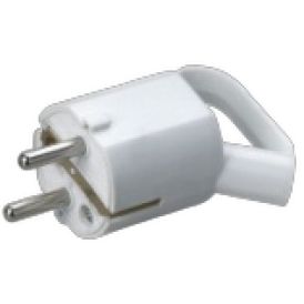 Pistik Schuko maandusega 2P+PE valge