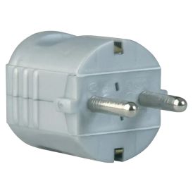 Pistik Schuko maandusega 16 A / 250 V hõbedane