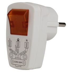 Pistik lülitiga  Unitec Schuko 10 A / 250 V