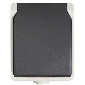 Pistikupesa 1-ne hall IP44