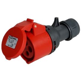 Tööstuslik pistikupesa kaitseklapiga ABL CEE 16 A / 400 V 5P IP44