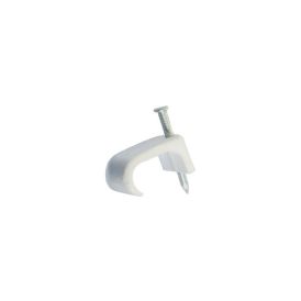 Kaabliklamber Baltplast BP KS 5x8 mm lapikule kaablile valge 100 tk