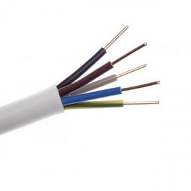 Elektrikaabel Lietkabelis NYM-J KH05VV-U 5G1,5 mm², jooksva meetriga
