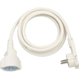 Jätkujuhe valge H05VV-F3G1,5, 2 m